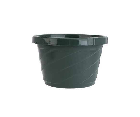 6.00 Basket Euro Saucerless Green - 100 per case - Hanging Baskets